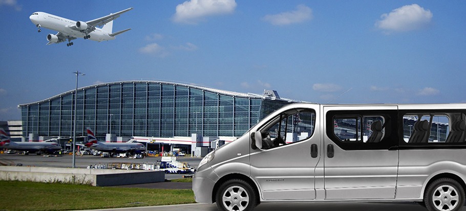 Minibus hire for London airport transfers - London Skyline Minibus Hire, Comfortable interior of minibus for London airport transfers, Minibus Hire for All London Airport Transfers